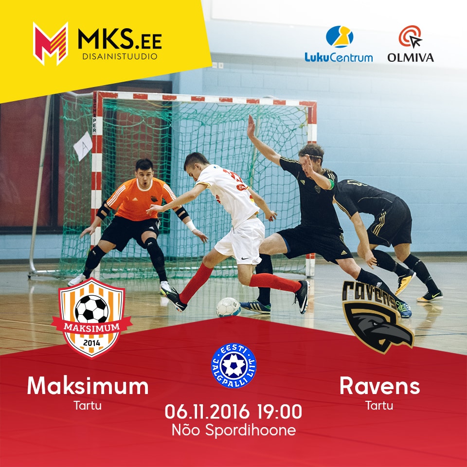 Tartu JK Maksimum - Tartu Ravens Futsal EMÜ SK